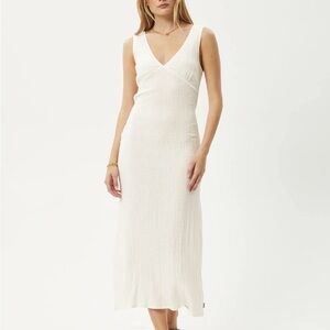 NWT Afends White Seasucker Sleeveless Dress